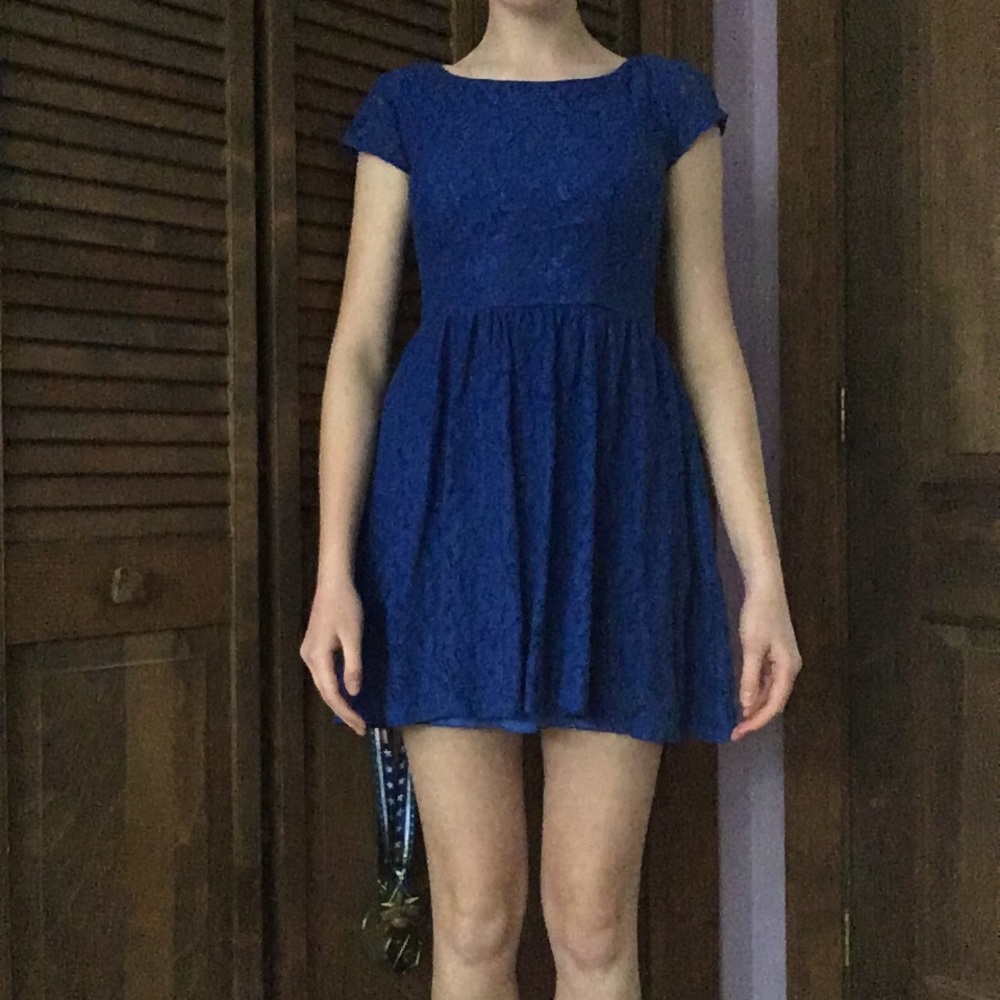 Blue dress